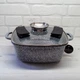 Кастрюля котел с гранитным антипригарным покрытием 6.5 л 28 см. Edenberg EB-3975 - изображение 3