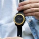 Чоловічий годинник Sanda 6012 Black-Gold - изображение 5