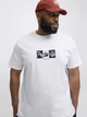 Футболка хлопковая длинная мужская Jack & Jones 12281808 M Bright White с принтом (5715720883370) - изображение 4