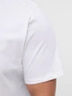 Футболка хлопковая длинная мужская Jack & Jones 12281808 M Bright White с принтом (5715720883370) - изображение 5