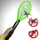 Мухобойка электрическая Bug catcher аккумуляторная, уничтожитель летающих насекомых с зарядкой от сети Зеленый - изображение 2