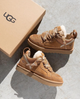 Жіночі уггі кросівки Зимові Замшеві Коричневі UGG Lowmel Sneaker Chestnut (37, коричневі) - изображение 7