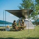 Палатка трехместная автоматическая с тентом Naturehike Ango CNK2550WS010, L, коричневая - изображение 7