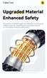 Кабель пружинный телескопический Essager 100W 7A USB-TypeC Быстрая зарядка Передача данных для смартфонов планшенов (длина 120 cм) - изображение 8