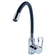 Смеситель ML Ø40 для кухни гусак силиконовый на гайке AQUATICA ML-4B544C (9746130) - изображение 1