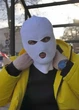 Балаклава-подголовник 1 шт. (2 в 1, маска, чехол, шапка, мафия, вор, бандит) Белая, WUKE One size - изображение 1