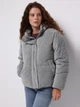 Куртка демисезонная с капюшоном женская Colin's CL1076418MGA S Grey Melange (8684112817880) - изображение 1