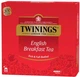 Чай черный Twinings Английский завтрак 100 пакетиков по 2 г (70177090340) - изображение 1