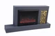 Электрический камин Novela 1500Вт Bluetooth звук потрескивания дров Anthracite (10080112) - изображение 4