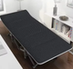 Туристична похідна розкладачка з Mesh-матрацом LEOBRO Black LB-CC-L1-BLK 190х68х30 см, з поліестеру, чорна - зображення 5