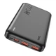 Павербанк Hoco J101 Astute Hoco 10000mAh 22.5W 3A Power Bank Чорний - зображення 1