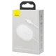 Бездротова зарядка Baseus Light Magnetic Wireless Charger (WXQJ-02) |15W, швидка зарядка, широка сумісність, багаторівневий захист, для смартфона, компактний, магнітне кріплення| Білий - зображення 8
