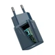Сетевое зарядное устройство адаптер BASEUS Super Si Quick Charger (TZCCSUP-B03) |1Type-C, 20W/3A, поддержка быстрой зарядки QC/PD, многоуровневая система защиты| + кабель Type-C to Lightning в комплекте Синий - изображение 6