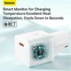 Сетевое зарядное устройство адаптер Baseus GaN5 Fast Charger (mini) |1Type-C, 20W/3A, поддержка быстрой зарядки QC/PD, многоуровневая система защиты, универсальная совместимость, компактный| Белый - изображение 2