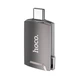 Переходник Hoco UA19 Type-C to HDMI Easy Flow Adapter |для передачи видео, OTG-функция, поддержка разрешения 4K, широкая совместимость, компактный, простой в подключении| Серый - изображение 1