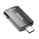 Переходник Hoco UA19 Type-C to HDMI Easy Flow Adapter |для передачи видео, OTG-функция, поддержка разрешения 4K, широкая совместимость, компактный, простой в подключении| Серый - изображение 6