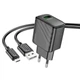 Сетевое зарядное устройство адаптер Hoco Rich CS21A |1USB, 18W/3A, поддержка быстрой зарядки QC, многоуровневая защита, широкая совместимость| + Кабель Micro USB в комплекте |1 м| Черный - изображение 3