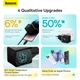 Сетевое зарядное устройство адаптер OS-Baseus GaN5 Fast Charger (mini) 1C |1Type-C, 3A/20W, поддержка быстрой зарядки QC/PD, многоуровневая система защиты, универсальная совместимость, компактный| Черный - изображение 5