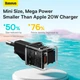 Сетевое зарядное устройство адаптер OS-Baseus GaN5 Fast Charger (mini) 1C |1Type-C, 3A/20W, поддержка быстрой зарядки QC/PD, многоуровневая система защиты, универсальная совместимость, компактный| Черный - изображение 6