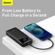 Павербанк Baseus Bipow Digital Display 20000mAh 20W 3A Power Bank Чорний - зображення 4