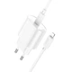 Сетевое зарядное устройство адаптер Hoco C109A |1Type-C, 3A/20W, поддержка быстрой зарядки PD/QC, многоуровневая система защиты| + кабель Type-C to Lightning в комплекте |1м| Белый - изображение 3