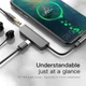 Переходник Baseus L53 Type-C to 3.5 mm Aux |поддержка быстрой зарядки PD до 18 Вт, прослушивание аудио до 96 кГц/24 бит, компактный, угловой дизайн, для MacBook, смартфонов и планшетов| Черный - изображение 1