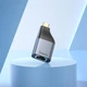 Переходник Hoco UA35 Type-C к RJ45 |скорость передачи данных до 100/10 Mbps, универсальная совместимость, компактный, Plug-and-Play, для стабильного подключения к сети| Серый - изображение 5