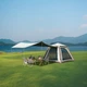 Палатка четырехместная автоматическая надувная с тентом Naturehike Ango CNK2550WS017 Коричневая (6977465869852) - изображение 3