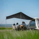 Палатка четырехместная автоматическая надувная с тентом Naturehike Ango CNK2550WS017 Серая (6977465869883) - изображение 8