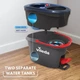 Набор для уборки Vileda 178332 H2prO Spin Mop & Bucket System (телескопическая ручка, 6 л, Чехия) - изображение 2