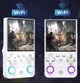 Портативная игровая 3D консоль с HD экраном 4" 720х720p R36 Ultra Game Player 20000 Игр WIFI 128Гб 1GB DDR3 3000мАг Для детей и взрослых Ретро Dendy олдскульные игры PS1 PSP N64 White - изображение 2
