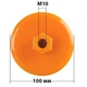 Диск алмазный полировочный по камню для болгарки УШМ 100x3.5мм 150 grit M10 (957051) - изображение 5