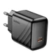 Мережевий зарядний пристрій Hoco CS24A, Type-C, PD 25W, black - зображення 2