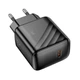 Мережевий зарядний пристрій Hoco CS24A, Type-C, PD 25W, black - зображення 3