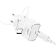 Сетевое зарядное устройство Hoco C143A, Type-C, PD, white, кабель Type-C to Type-C - изображение 4
