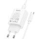 Сетевое зарядное устройство Hoco C143A, Type-C, PD, white, кабель Type-C to Type-C - изображение 6