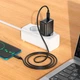 Сетевое зарядное устройство Hoco CS24A, 1Type-C PD, QC 25W, Type-C to Type-C, Черный - изображение 6