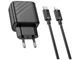 Сетевое зарядное устройство Hoco CS23A, 1USB, 1Type-C, PD, QC 30W, Type-C to Lightning Черный - изображение 4