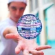 Детский светящийся летающий шар FlyNova Flying Spinner RGB синий - изображение 8