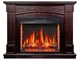 Электрокамин ArtiFlame Boston AF28S Темный орех - изображение 1