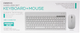 Zestaw bezprzewodowy Omega Wireless Set Keyboard + Mouse White (OKM2658W) - obraz 7