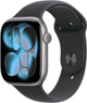 Смарт-годинник Apple Watch Series 11 GPS 42mm Space Grey Aluminium Case with Black Sport Band - M/L (APL_MEQX4) - зображення 1