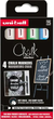 Zestaw markerów kredowych Uni-Ball Chalk marker 4 szt (3296280046785) - obraz 1