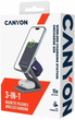Ładowarka bezprzewodowa Canyon OnCharge 309 15 W 3-in-1 Metal (CNS-WCS309M) - obraz 13