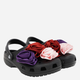 Chodaki damskie Crocs Classic Rosette Clog 210388-001 38-39 Czarne (196265794430) - obraz 3