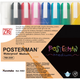 Zestaw markerów Zig Posterman Medium PMA-30 8/V 2mm 8 szt (4901427902198) - obraz 1