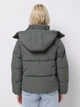 Куртка демисезонная короткая с капюшоном женская Colin's CL1075970SAG S Sage (8684112818559) - изображение 2