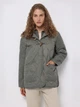 Куртка демисезонная удлиненная с капюшоном женская Colin's CL1075678DMG L Dark Mint Green (8684112817620) - изображение 1