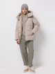 Куртка демисезонная удлиненная с капюшоном женская Colin's CL1075971BEI M Beige (8684112818146) - изображение 3