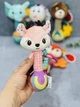 Погремушка Sozzy для детей от 0 до 1 года, развивающая и успокаивающая игрушка для новорожденного, ручка-палочка c прорезывателем для зубов - изображение 2